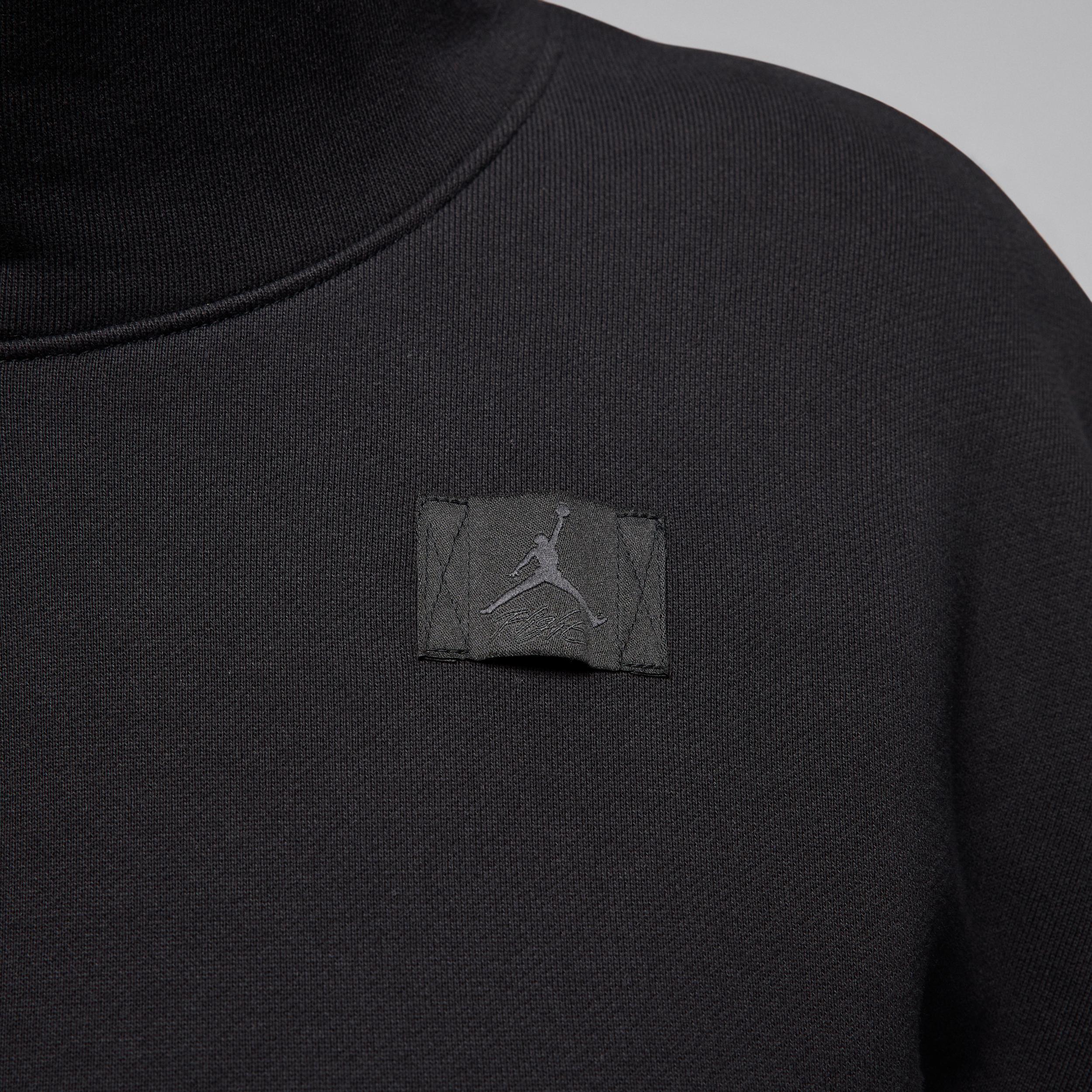 Womens Jordan Flight Fleece Satin-Lined Pullover Hoodie (Plus Size) | FV7052-010 Product Image