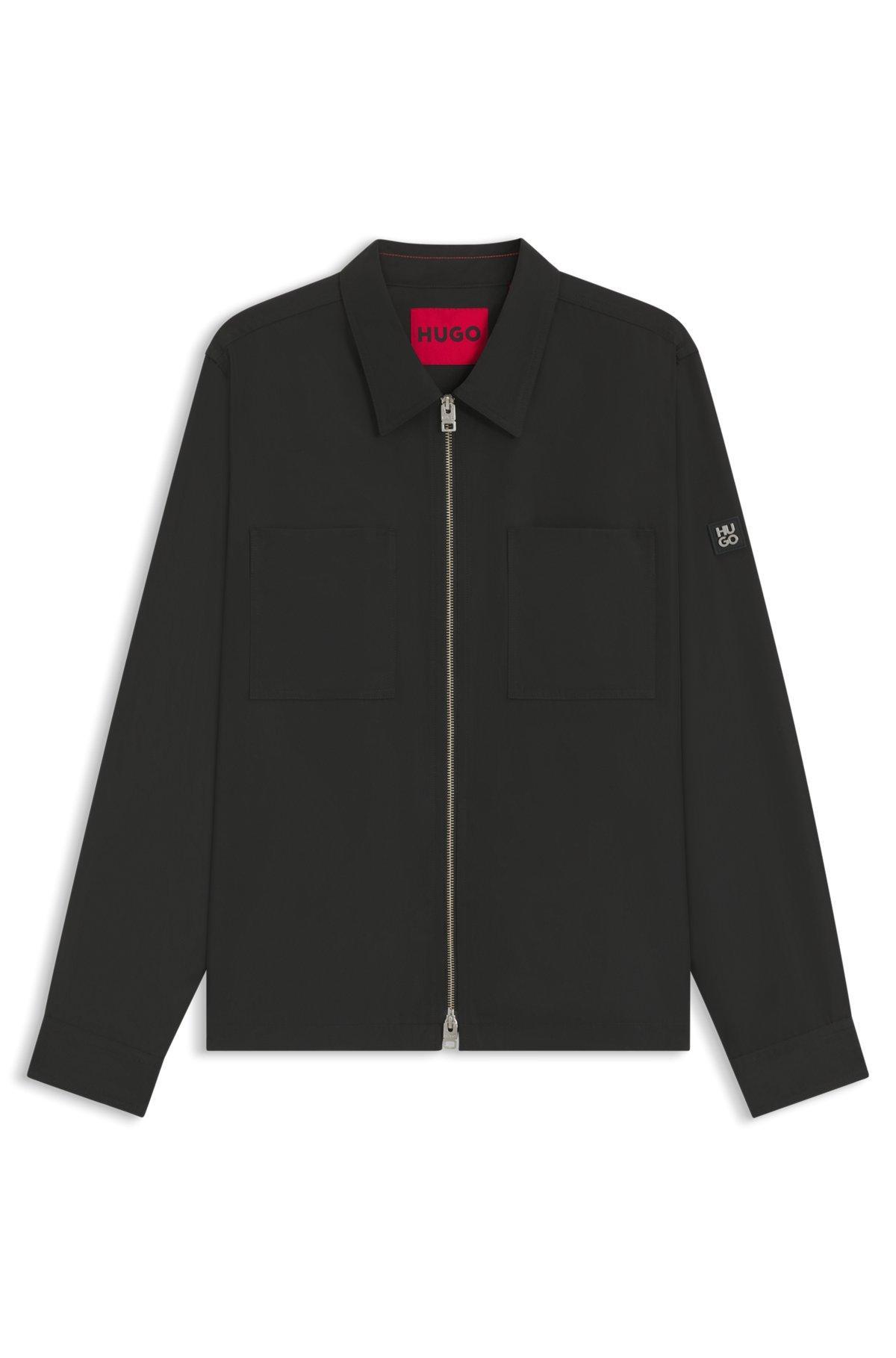 Womens Shrunken-Fit Single-Breasted Linen-Blend Jacket Size 0 Product Image