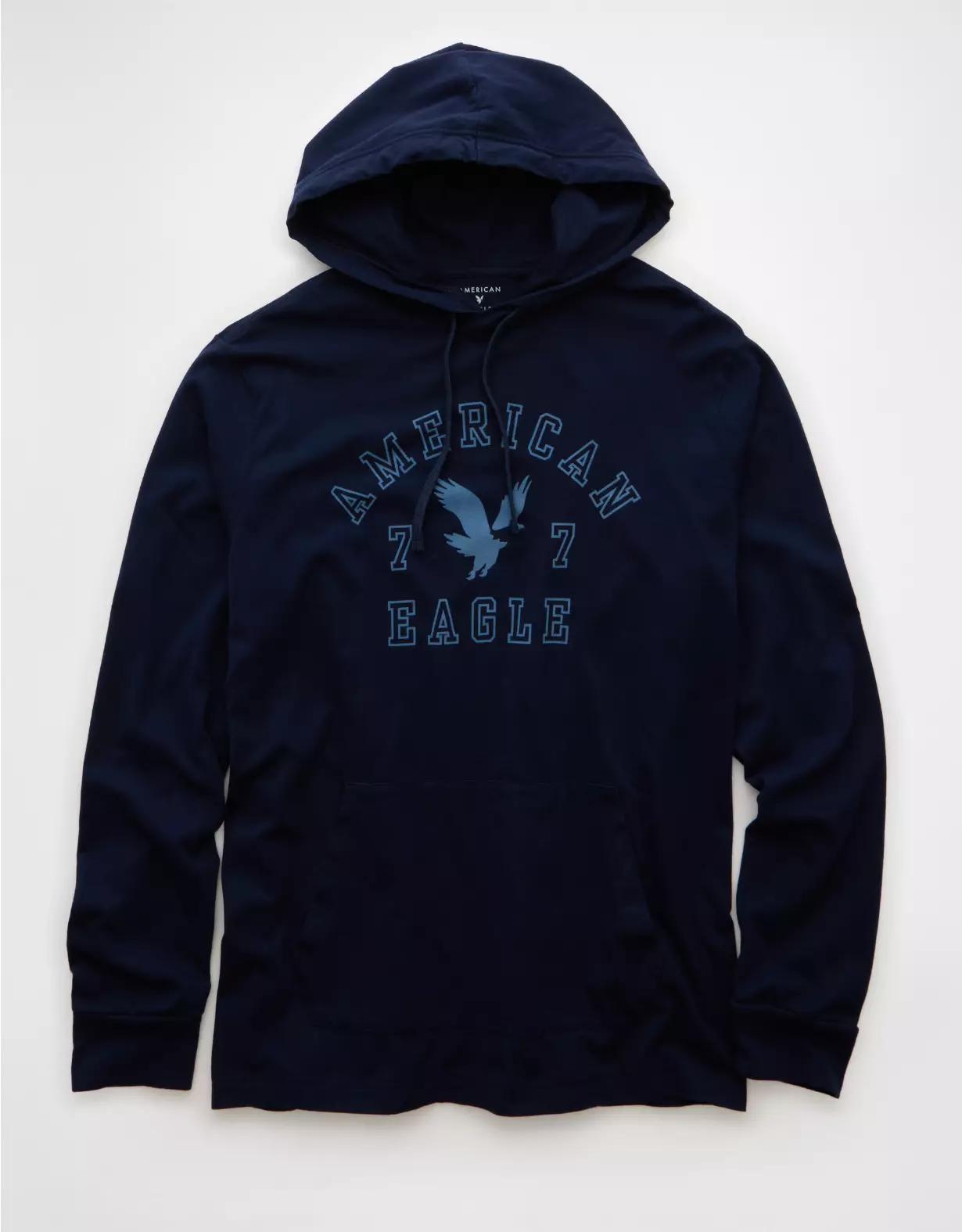 AE Icon Logo Graphic Hoodie T-Shirt Product Image