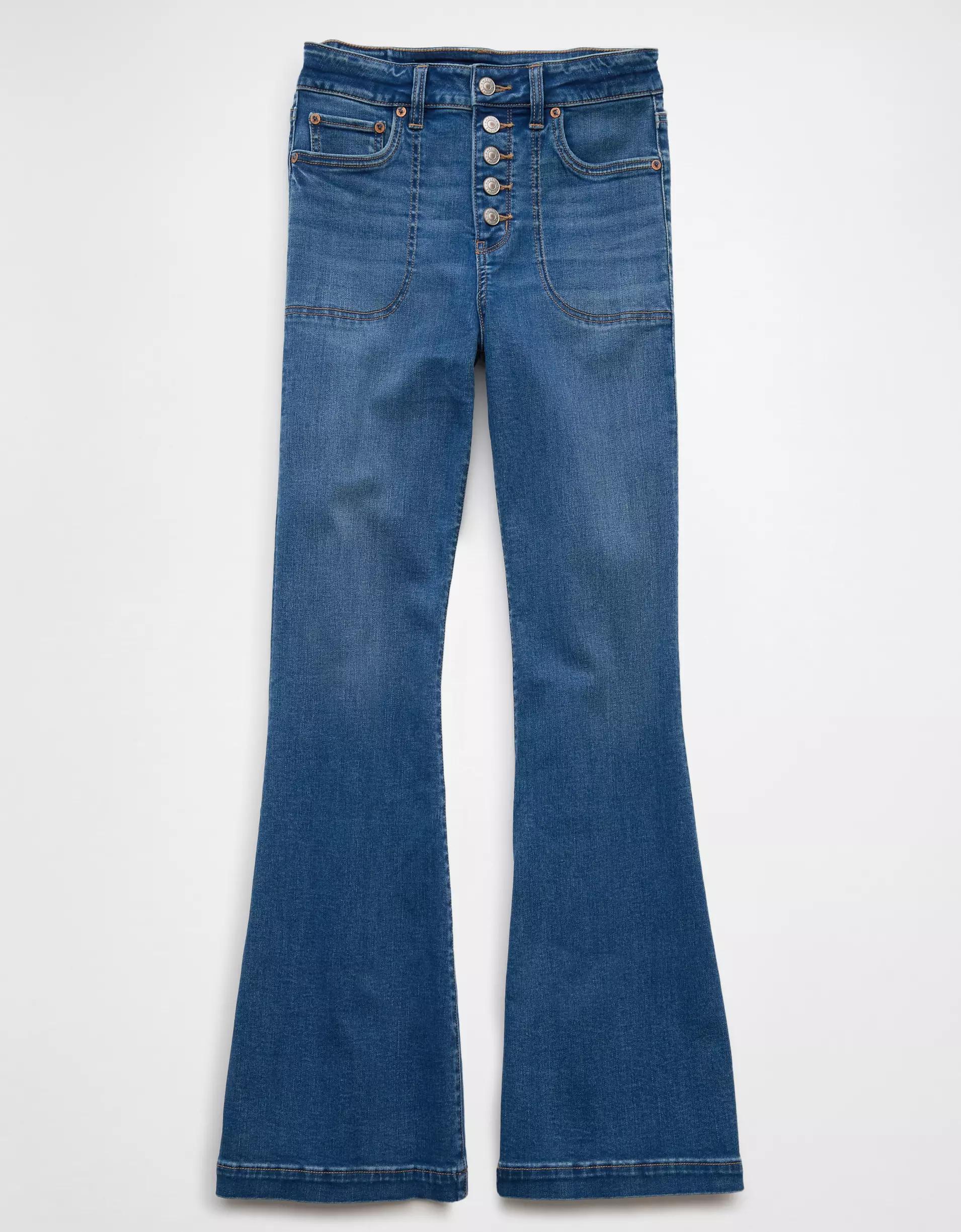 AE Next Level Super High-Waisted Flare Jean Product Image