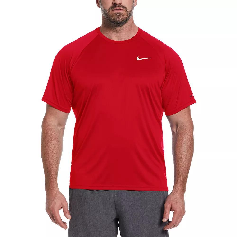 Big & Tall Nike Dri-FIT UPF 40+ Hydroguard Swim Tee, Men's, Size: 3XL, Fir Product Image