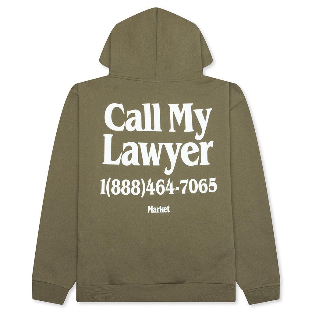 Call My Lawyer Hoodie - Kelp Male Product Image