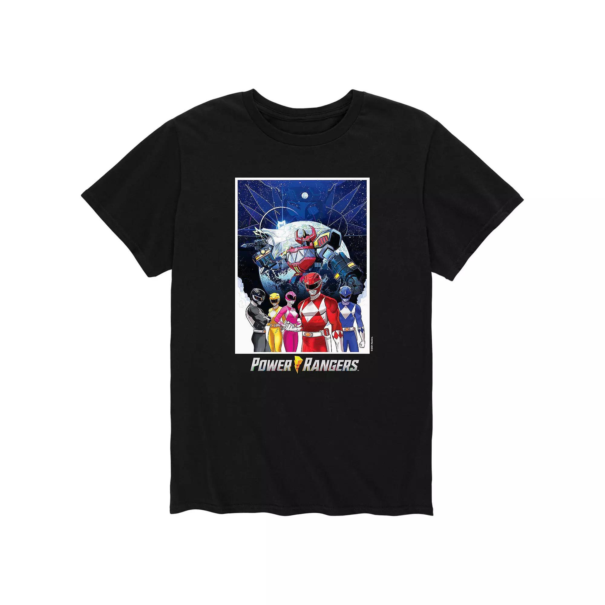 Men's Power Rangers Universe Tee, Size: XXL, Black Product Image