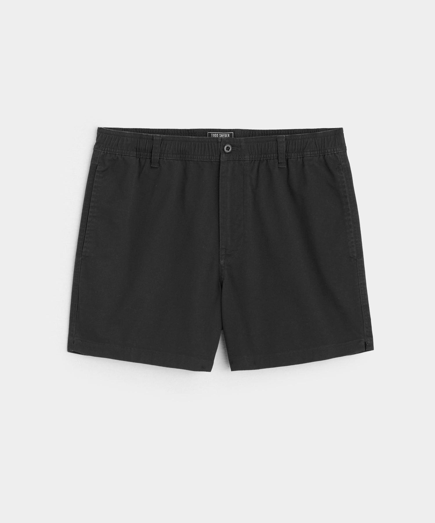 5" Cotton Beachcomber Short in Black Product Image