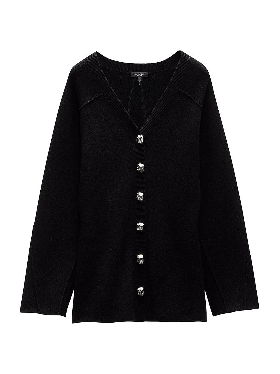 Womens Bridget V-neck Longline Cardigan Product Image