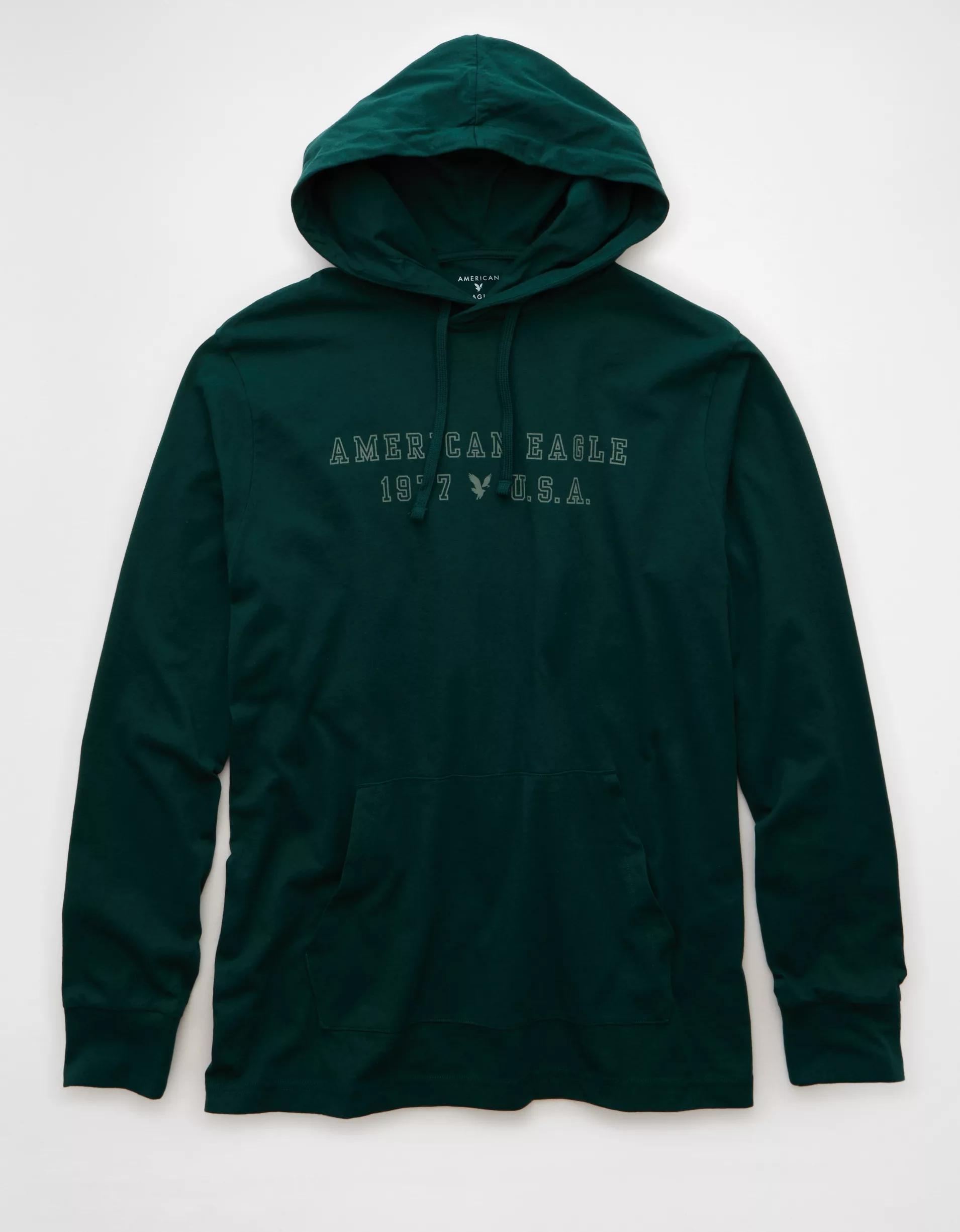 AE Icon Logo Graphic Hoodie T-Shirt Product Image