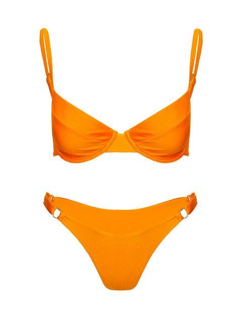 Shine Bikini Top Orange Product Image
