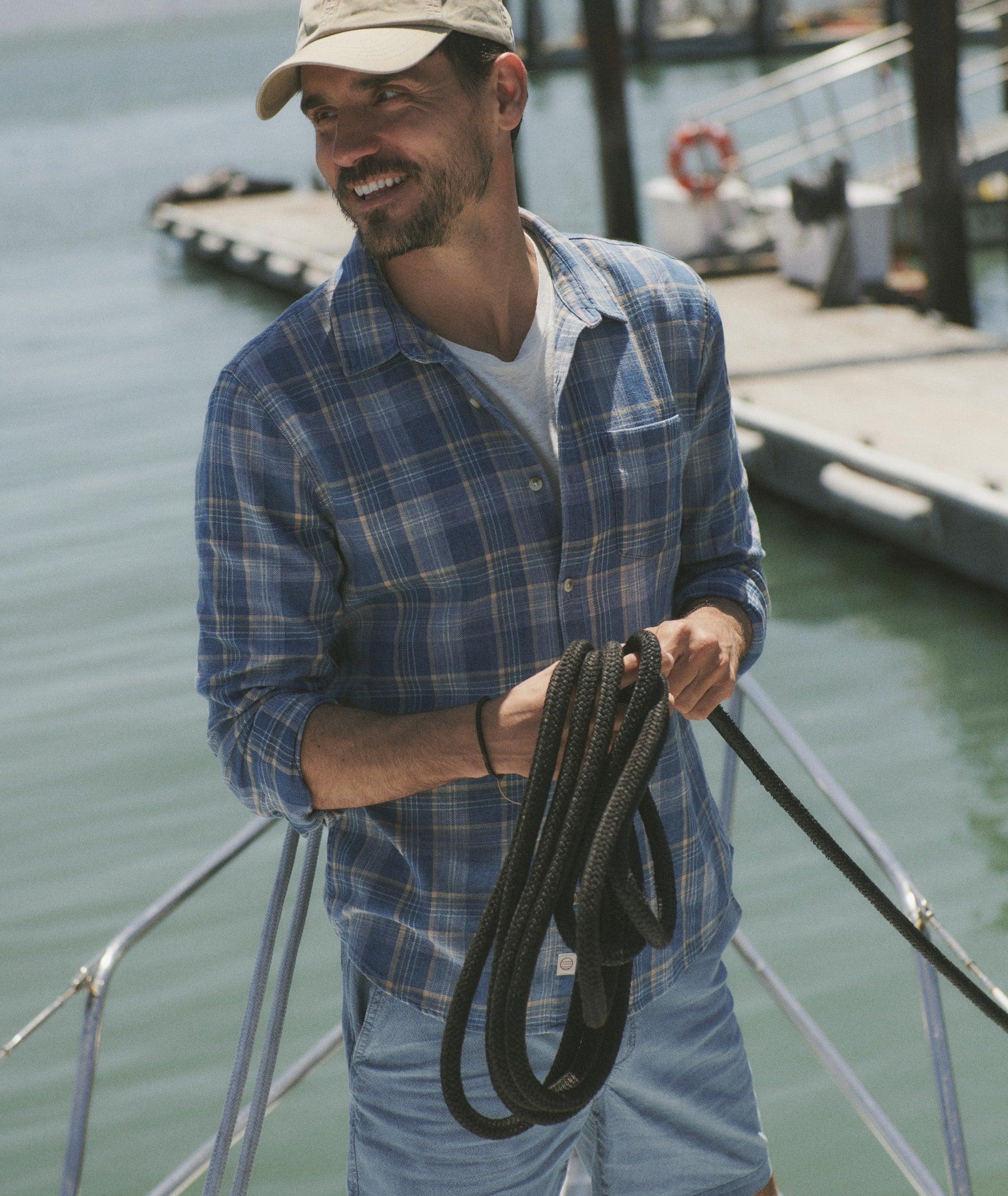 Stretch Selvage Long Sleeve Shirt Product Image