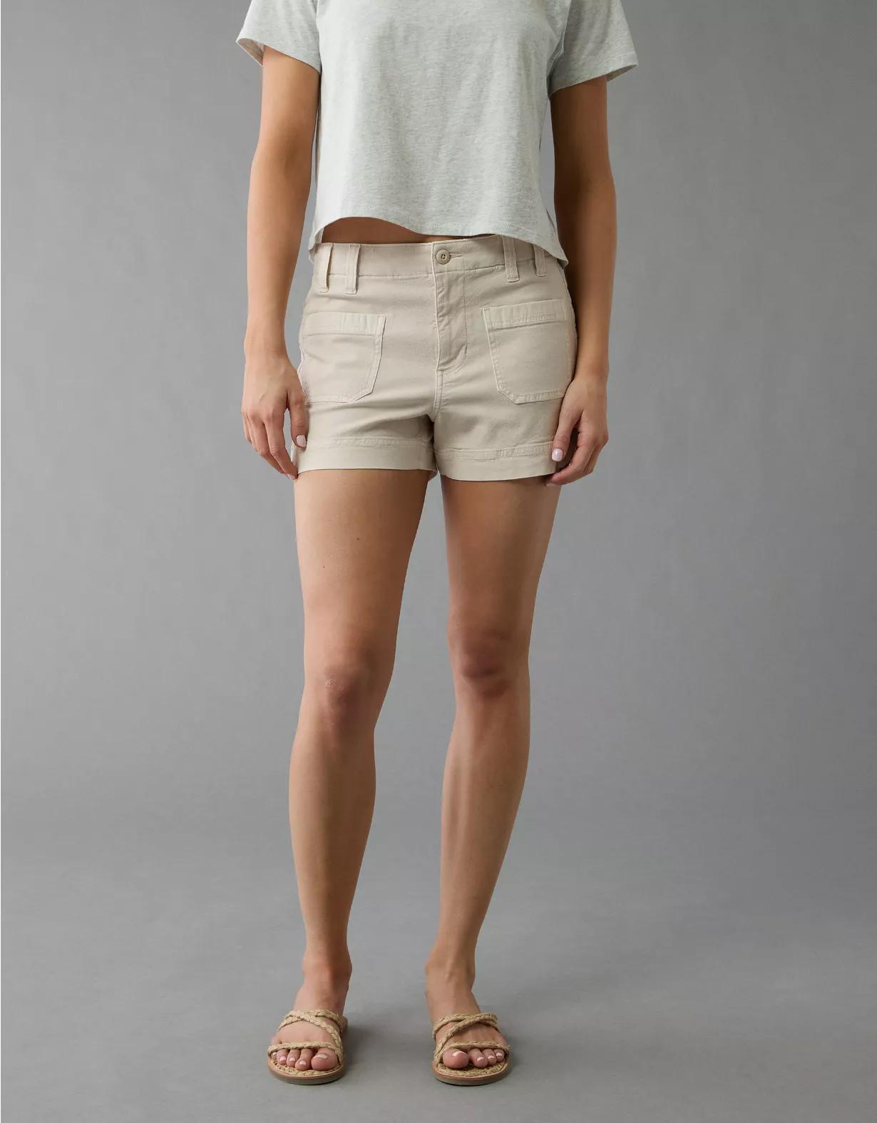 AE Stretch High-Waisted Relaxed Utility Short Product Image