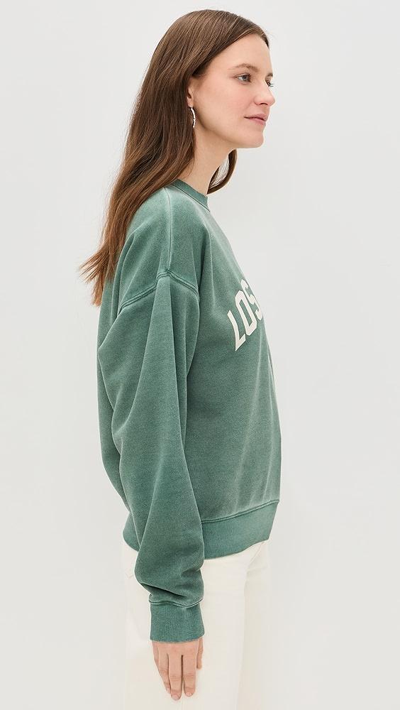 Good American Brushed Fleece Graphic Crew Sweatshirt Los Angeles | Shopbop Product Image