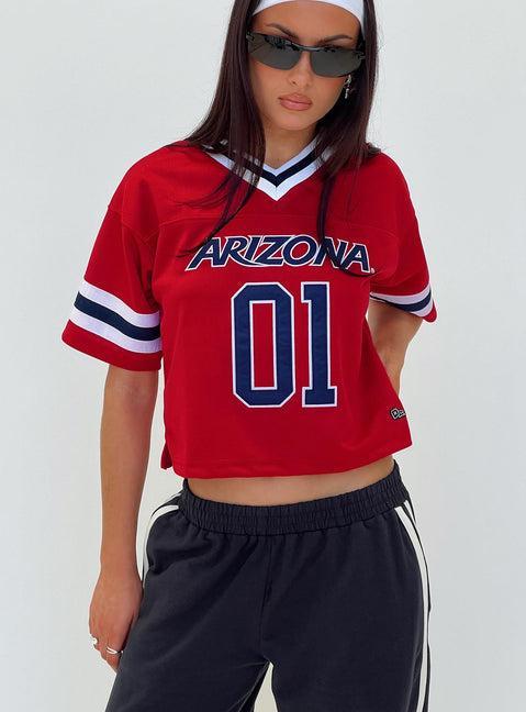 U of A Football Jersey Red Product Image