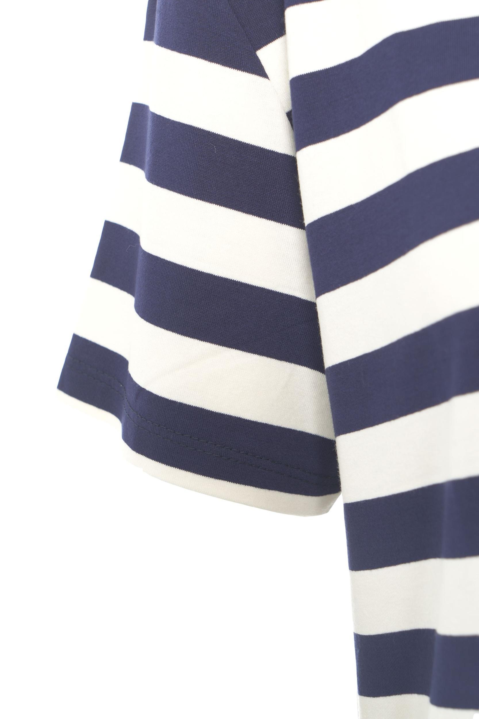 Striped cropped t-shirt Product Image