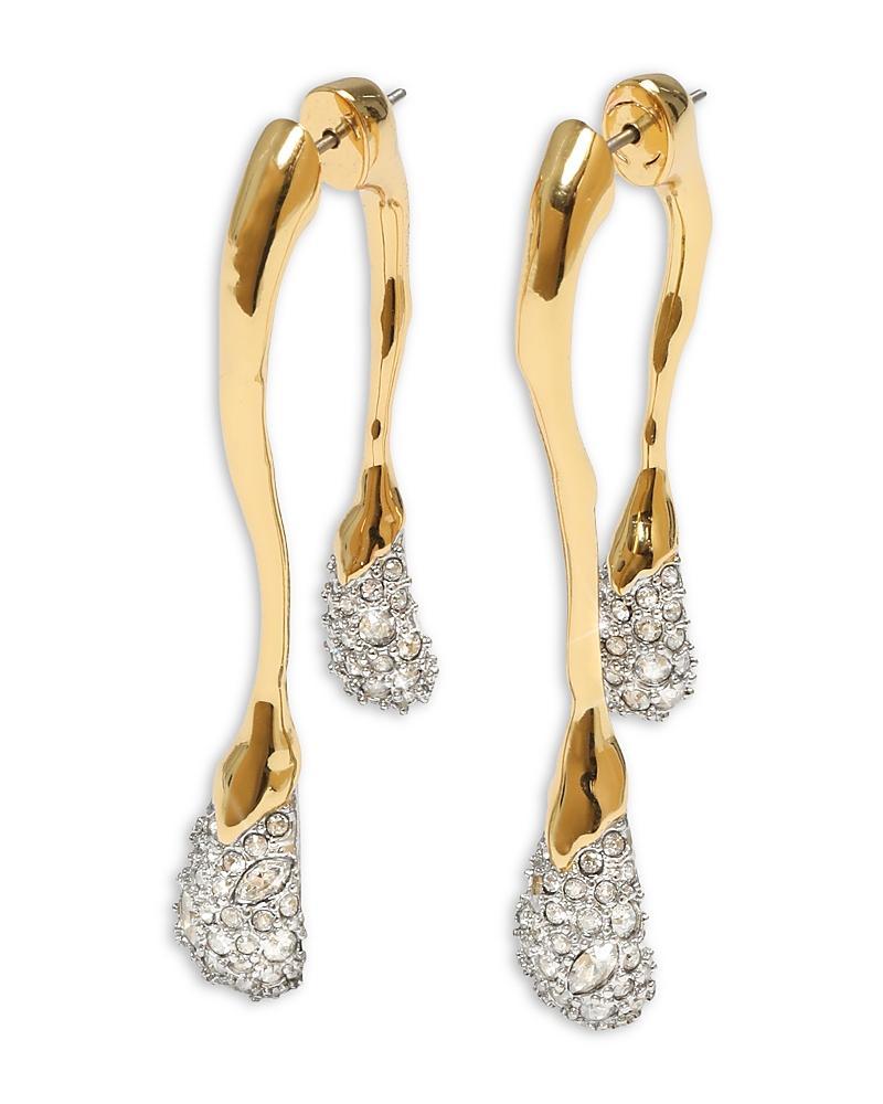 Alexis Bittar Solanales Crystal Front Back Link Earrings Product Image