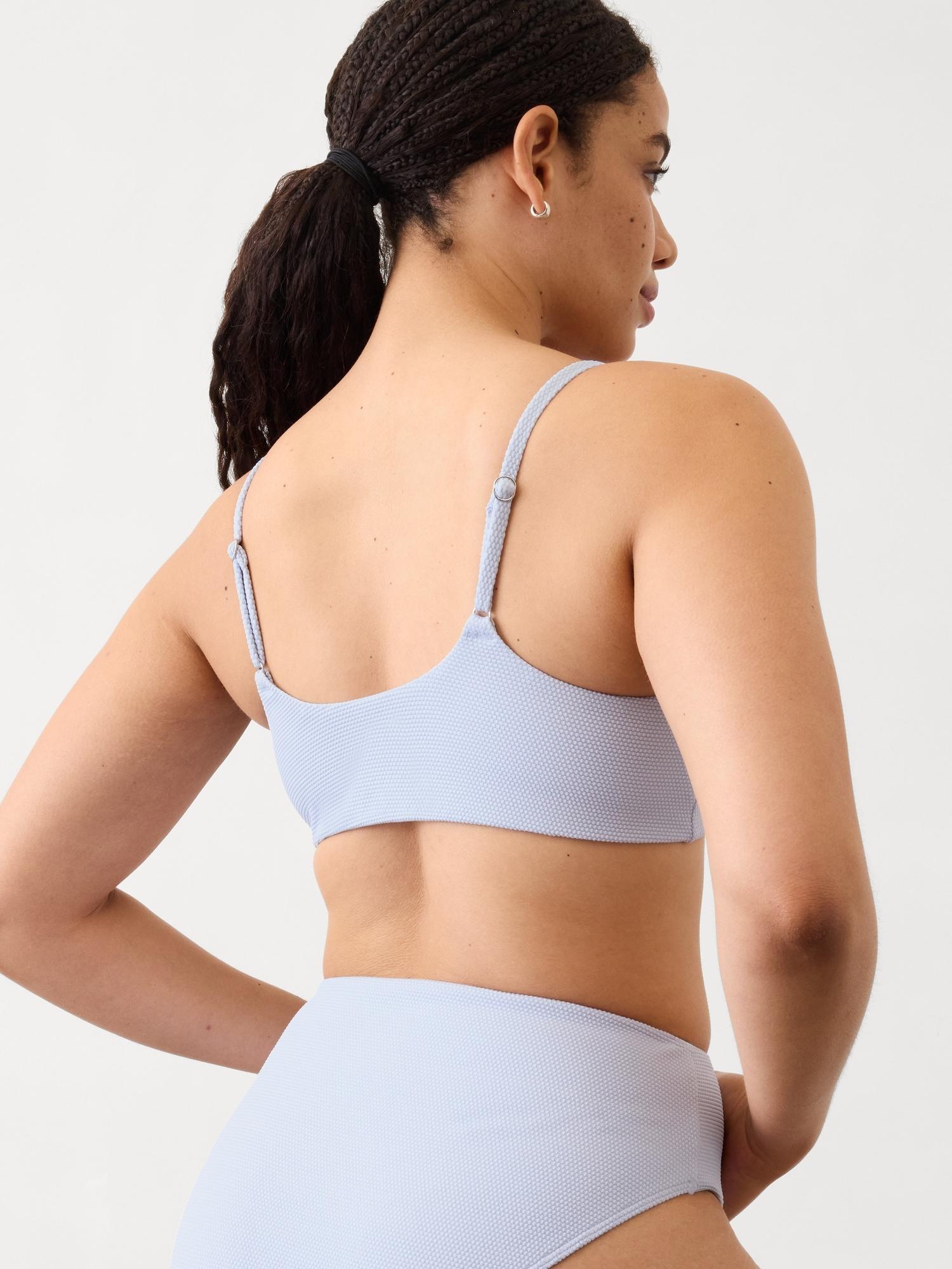 Scoop Pique Bikini Top A-C Product Image