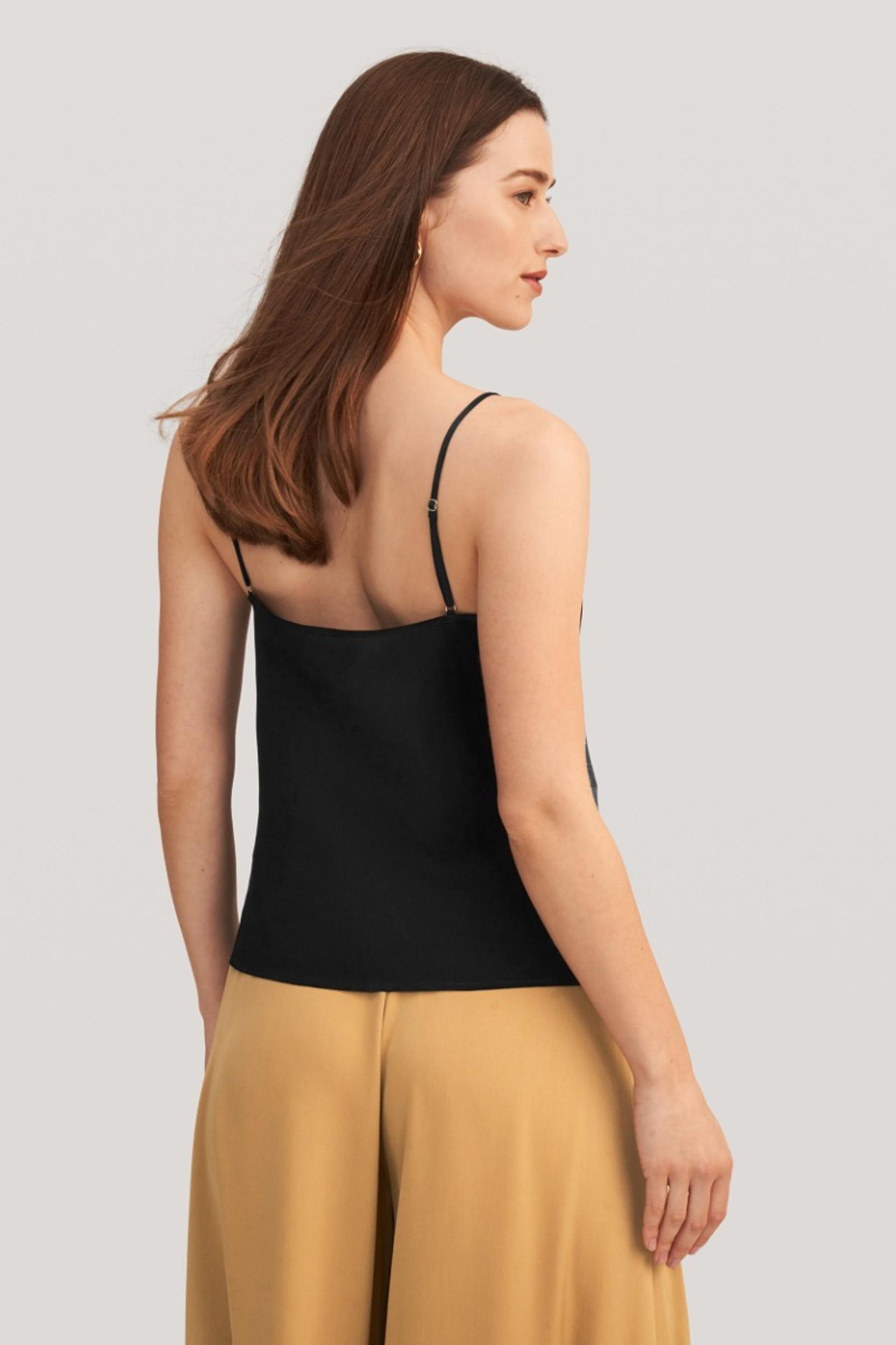 Gentle V Neck Silk Camisole Product Image