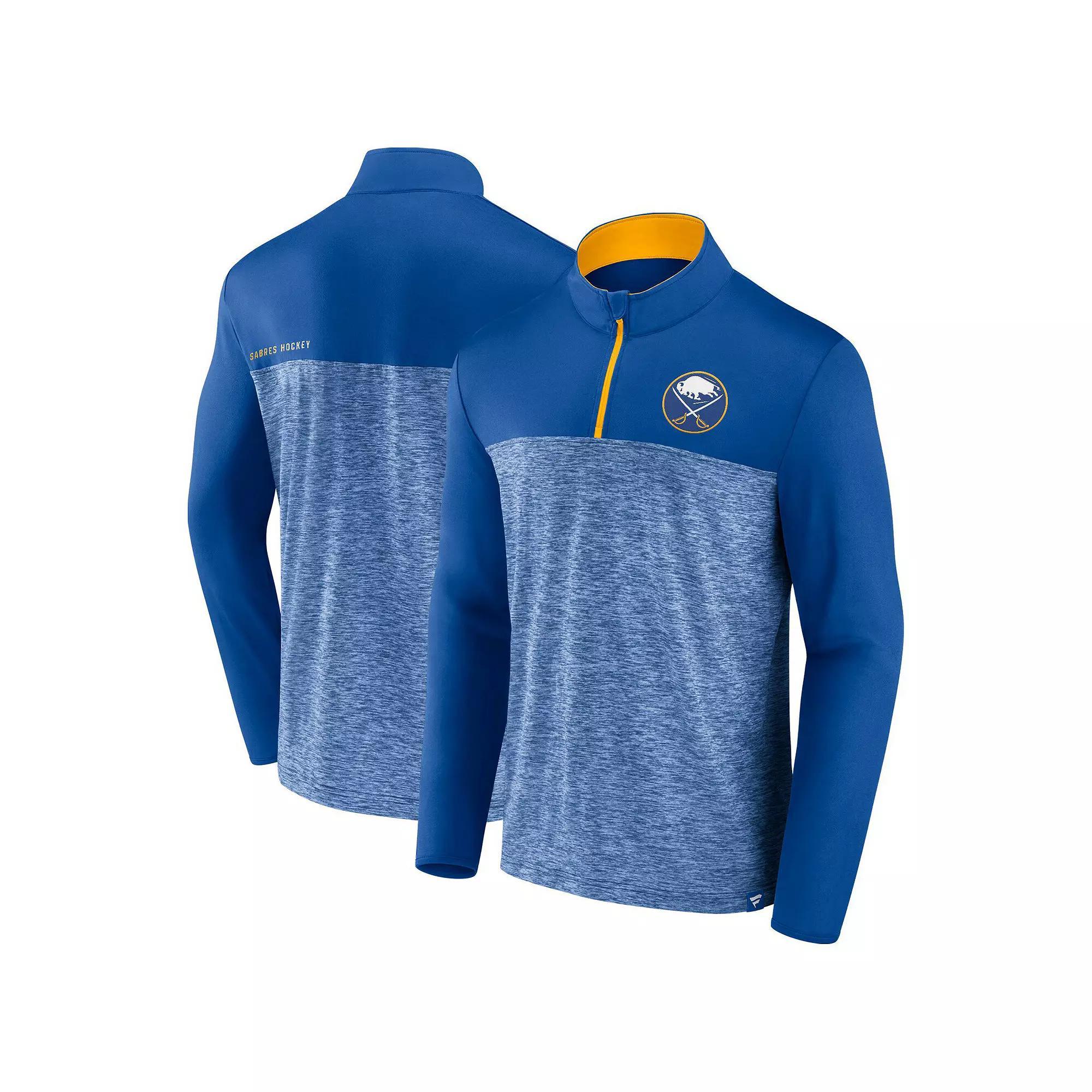 Mens Fanatics Royal Buffalo Sabres Iconic Defender Quarter-Zip Jacket Product Image