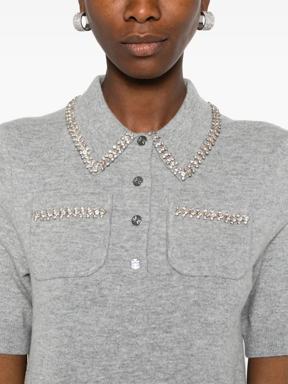 rhinestone-embellished sweater Product Image