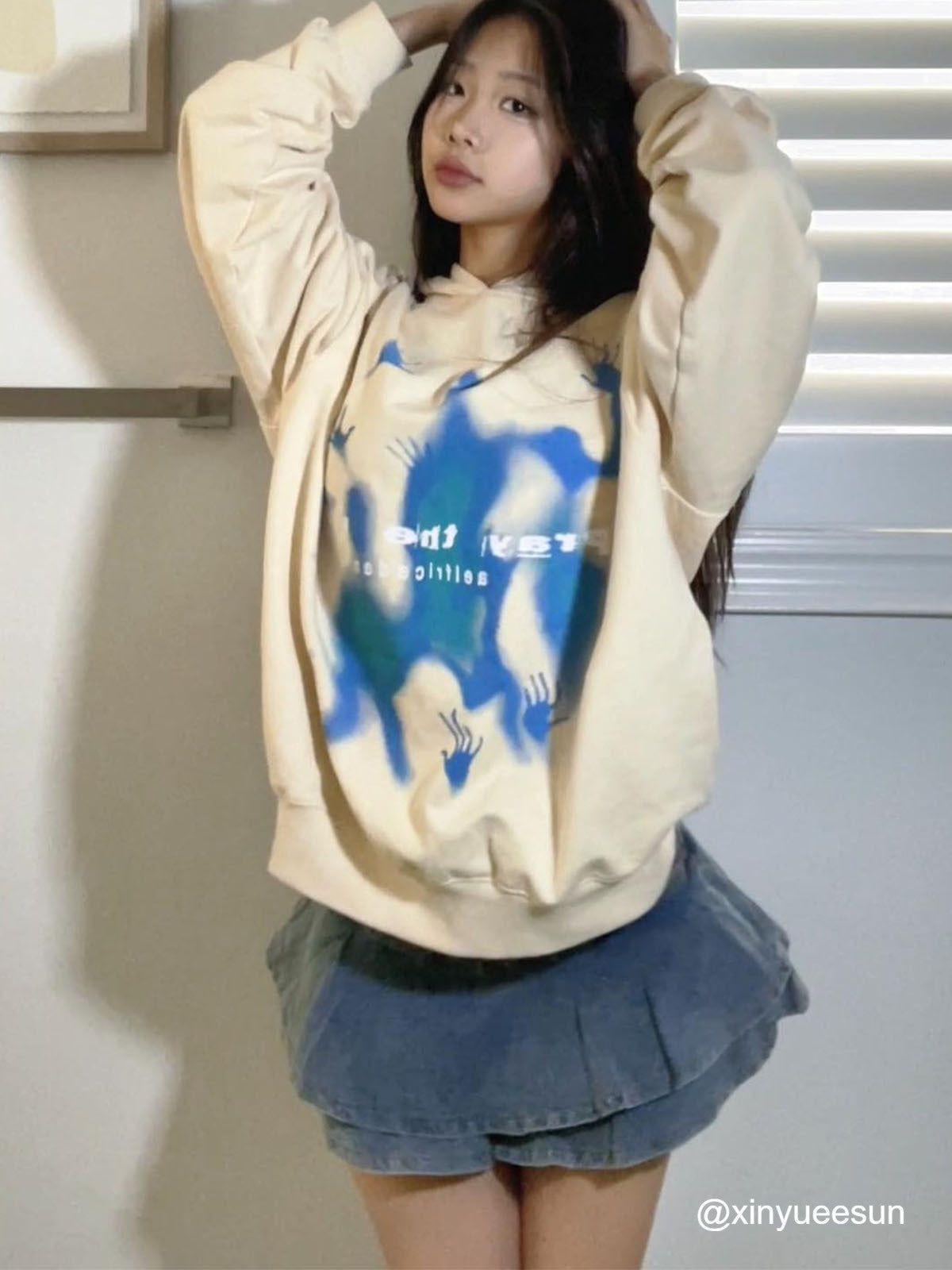 Aelfric Eden Abstraction Shadow Graphic Hoodie Product Image