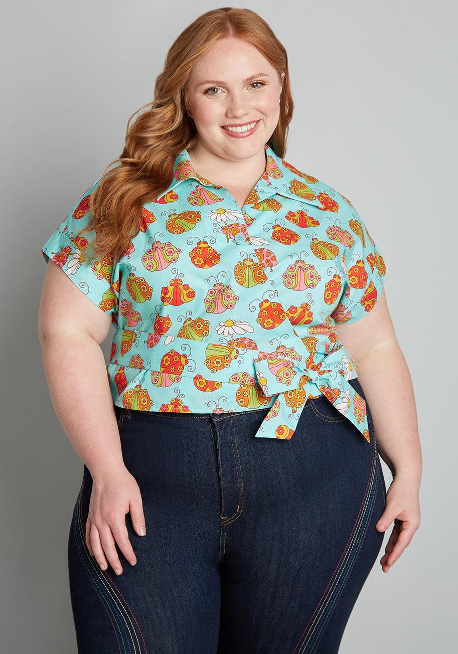 ModCloth x Marisol Muro Fabulous Fantasies Wrap Top Product Image