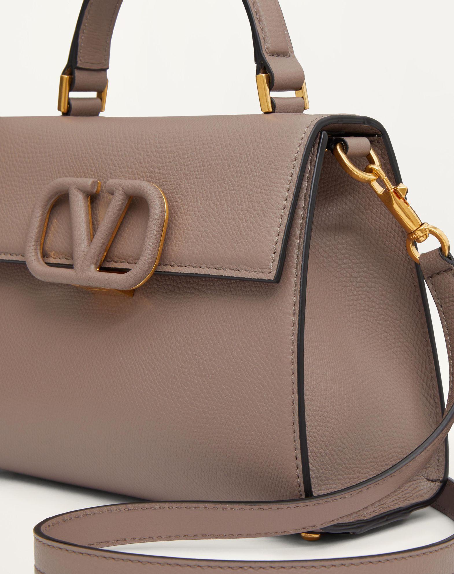 Small Vsling Grainy Calfskin Handbag Product Image
