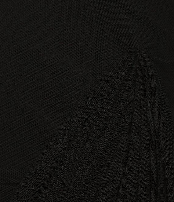 I.N. San Francisco Strapless Ruched Mesh Drape Side Mini Dress Product Image