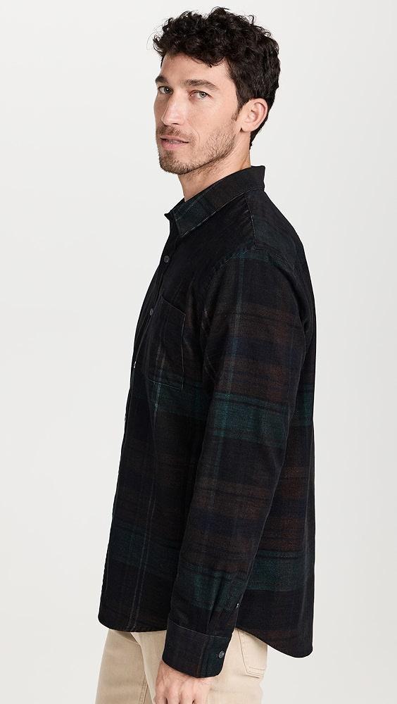 Vince Sierra Corduroy Plaid Shirt | Shopbop Product Image