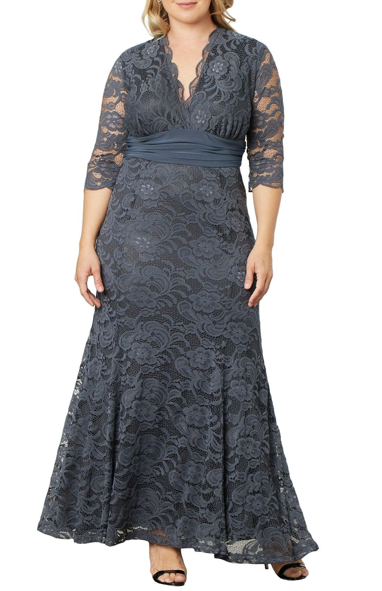 Screen Siren Lace Evening Gown - Plus Product Image