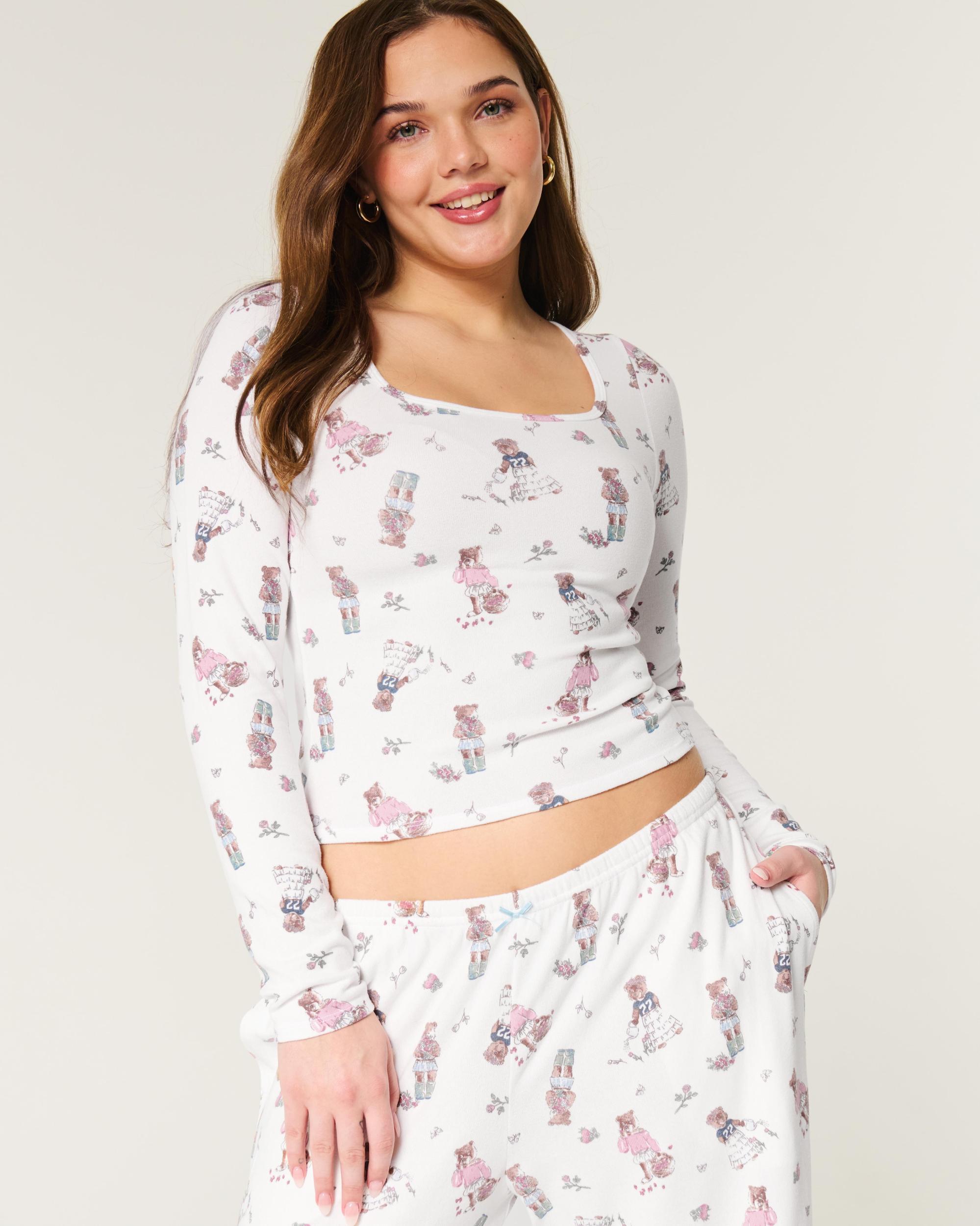 Cozy Berry Pattern Pajama Top Product Image