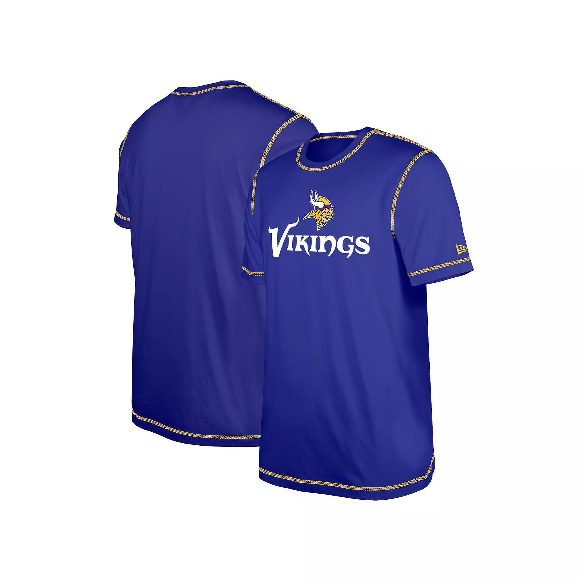 Men's New Era Brown Cleveland Browns Third Down Puff Print T-Shirt,  Product Image