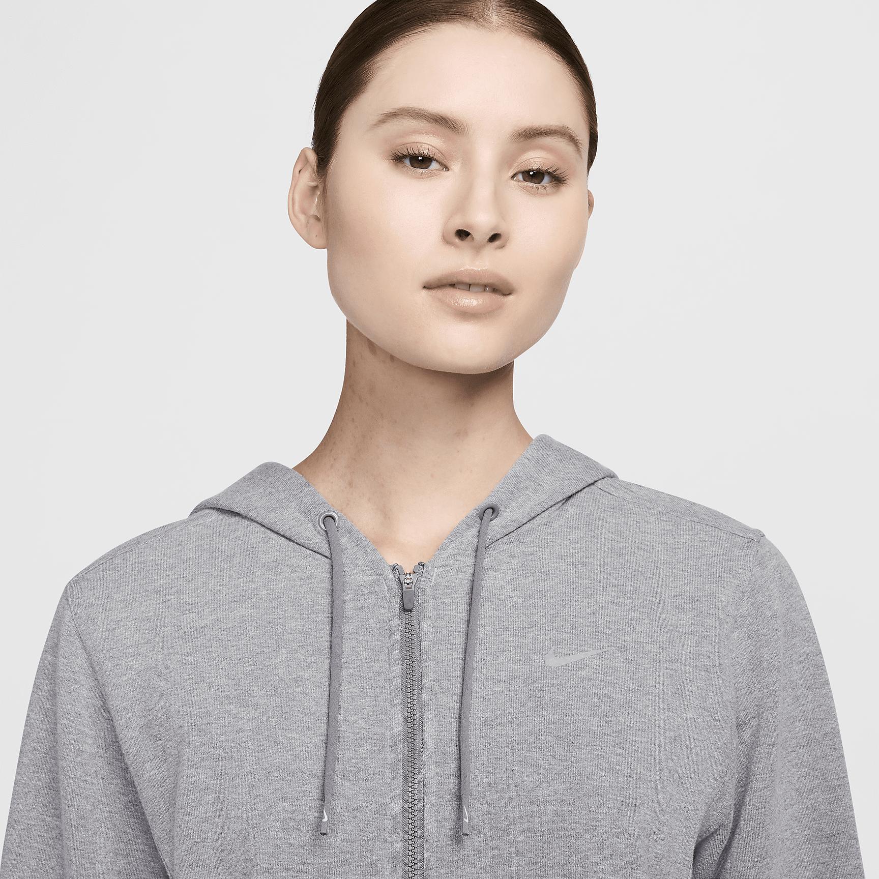 Nike Women's Dri-FIT One Full-Zip French Terry Hoodie Product Image