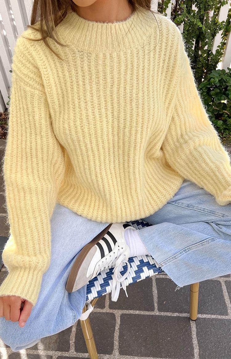 Ace Yellow Oversized Sweater Product Image