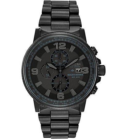 Citizen Eco-Drive Blackout Nighthawk Chronograph, 42mm Product Image
