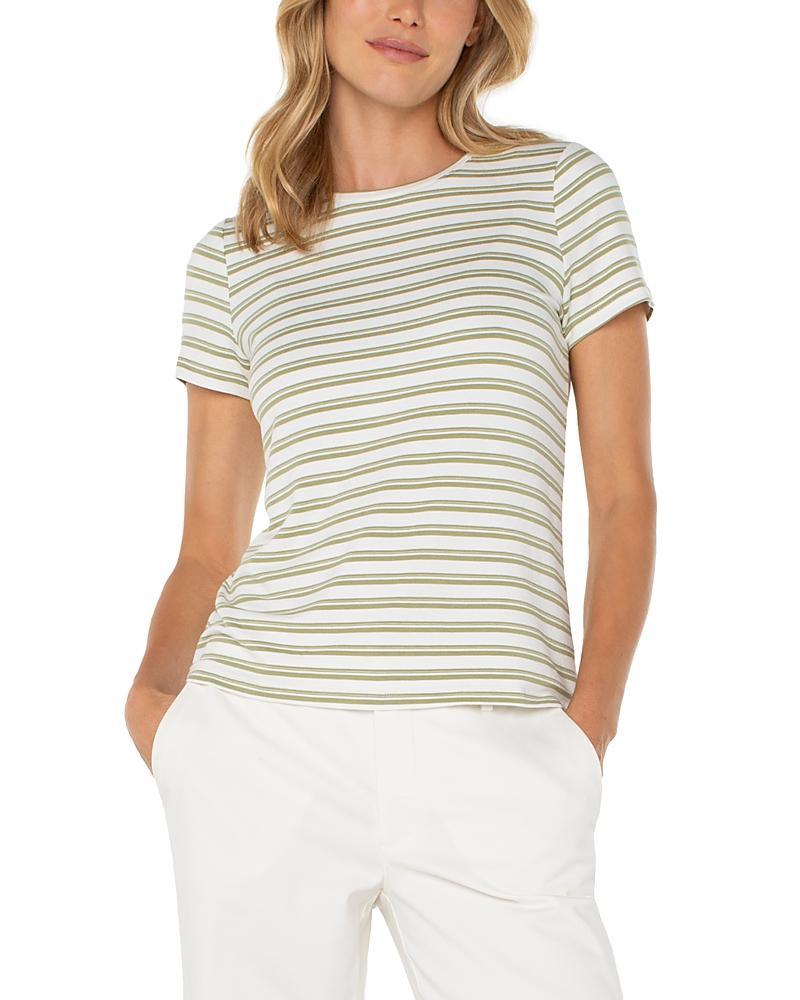 Liverpool Los Angeles Slim Fit Crewneck Knit Tee Product Image