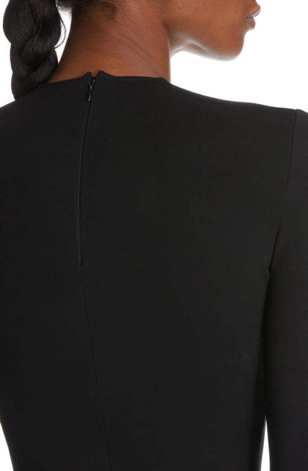 BALENCIAGA Jersey Gown In Black Product Image