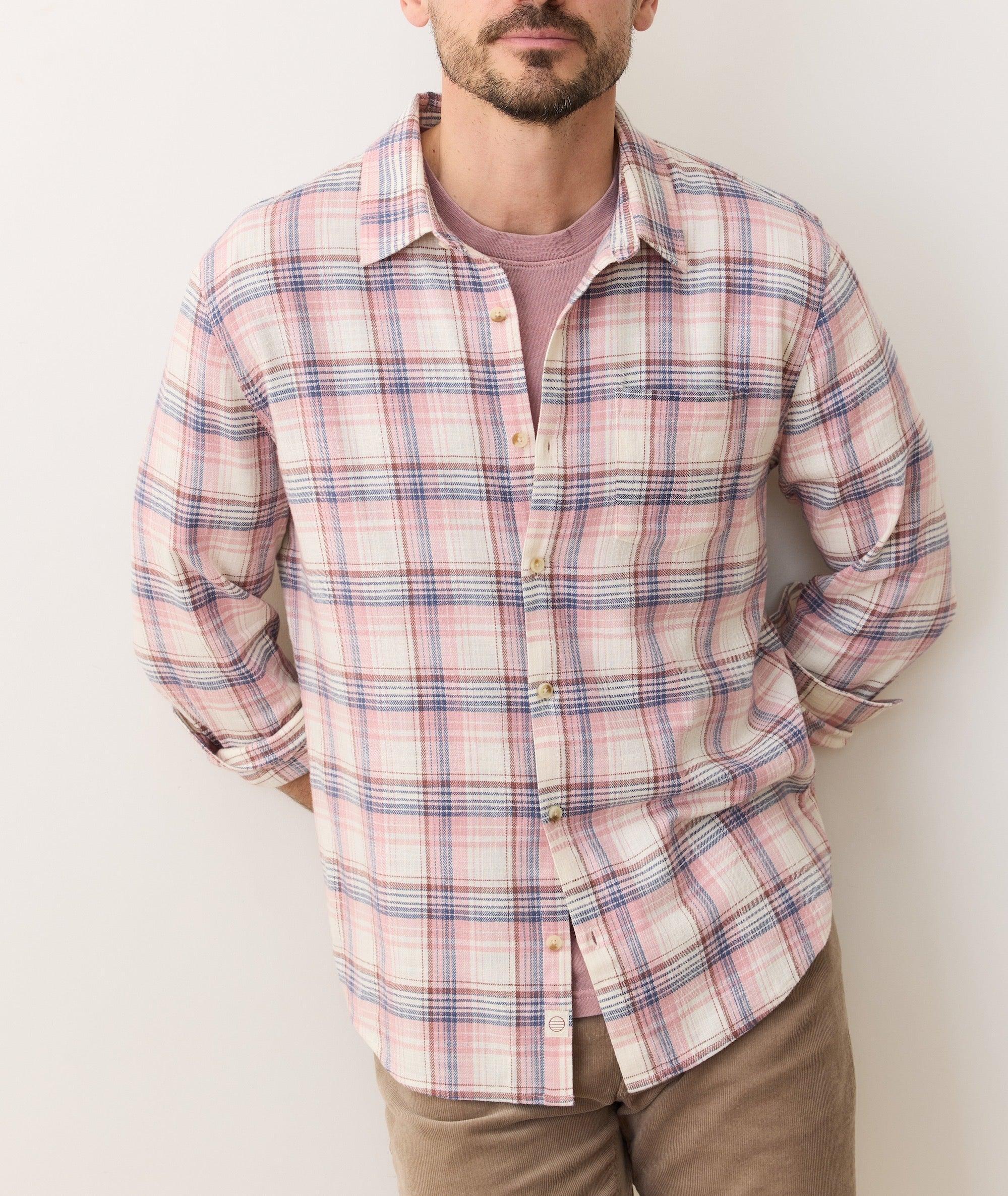 Stretch Selvage Long Sleeve Shirt Product Image