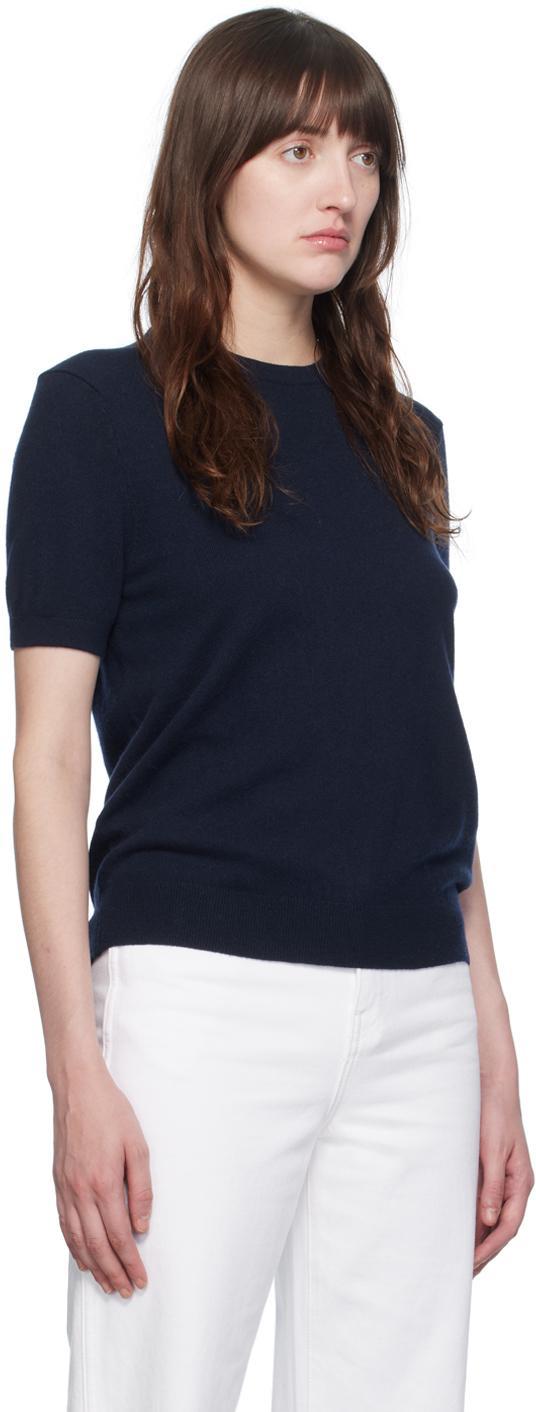 KHAITE Luphia Sweater In 358 Midnight Navy Product Image