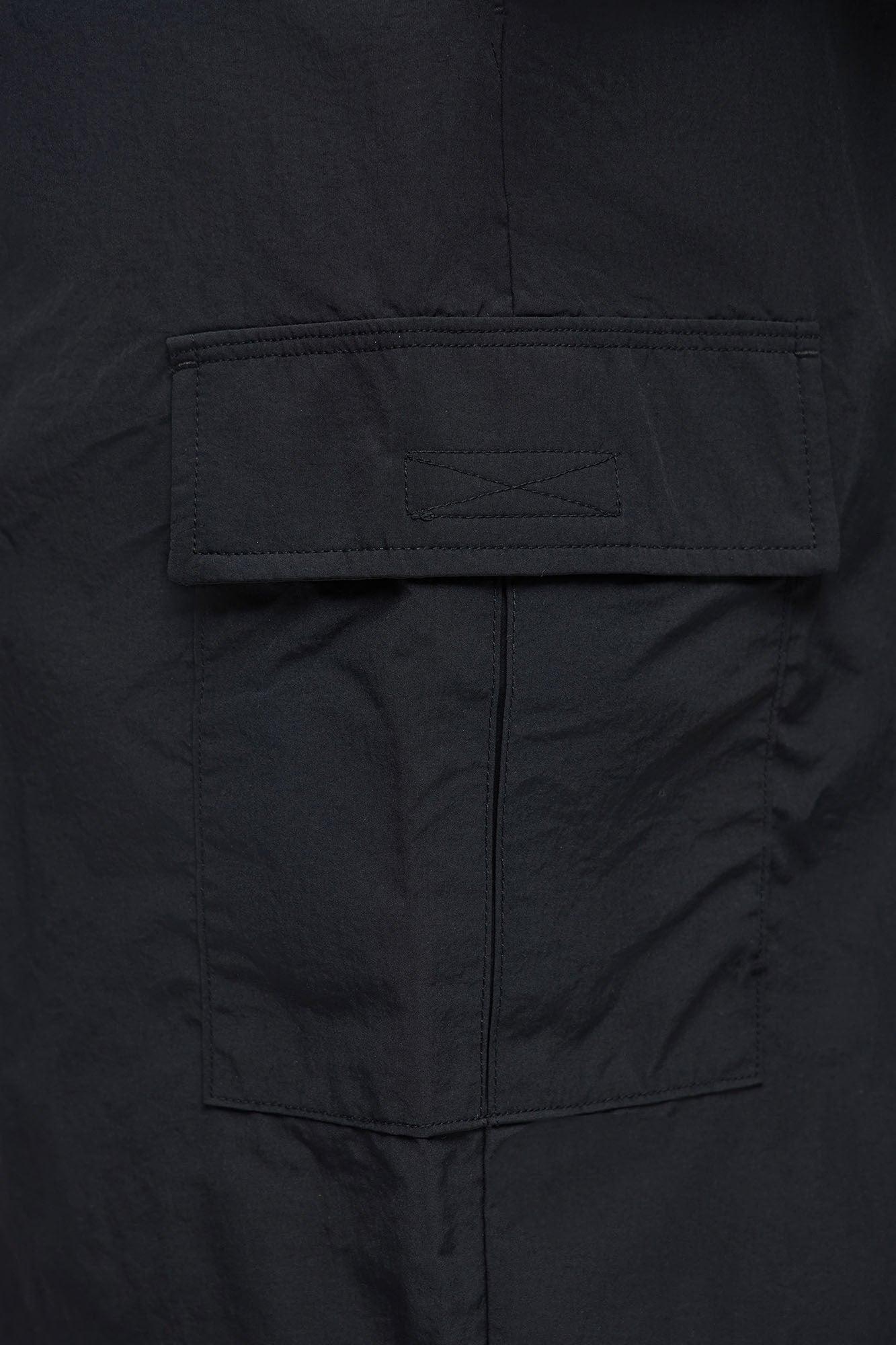 Super Baggy Philip Nylon Short - Black Male Product Image