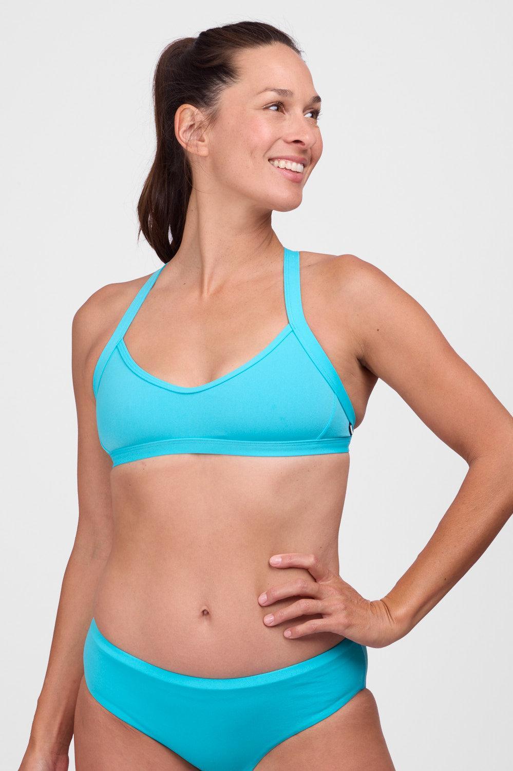 Kathleen Bikini Top - Hawaii Blue Female Product Image