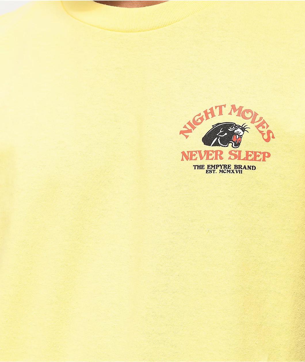 Empyre Night Moves Light Yellow T-Shirt Product Image