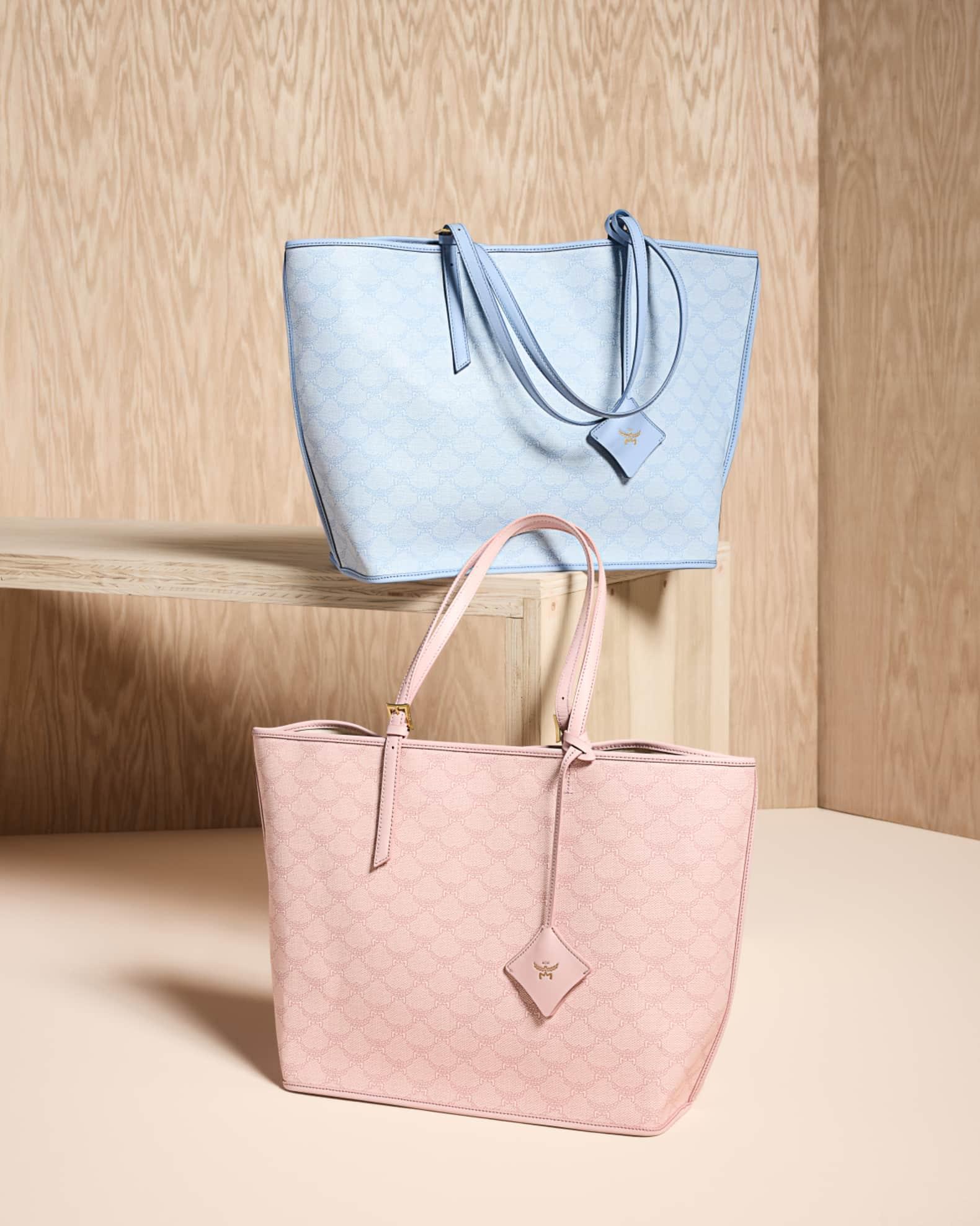 Lauretos Monogram Canvas Shopper Tote Bag Product Image