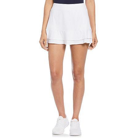 Womens Grand Slam Essential Double Flounce Tennis Skort Purple Product Image