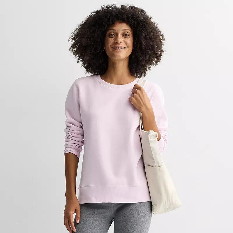 Women's Tek Gear® Ultrasoft Fleece Crewneck Sweatshirt,  Product Image