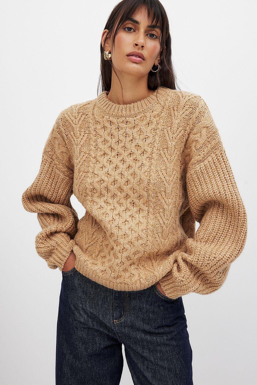 Cable Knitted Sweater Product Image