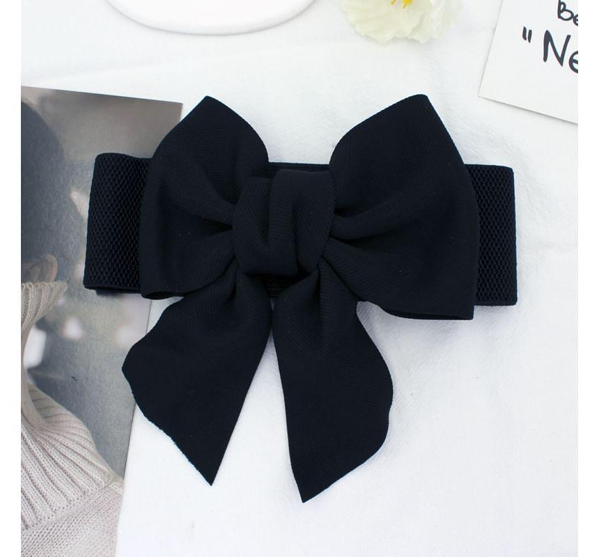 Bow Wide Elastic Belt Product Image