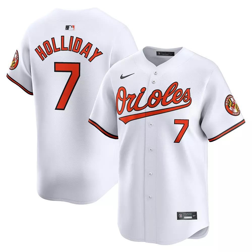 Men's Nike Jackson Holliday White Baltimore Orioles Home Limited Player Jersey,  Product Image