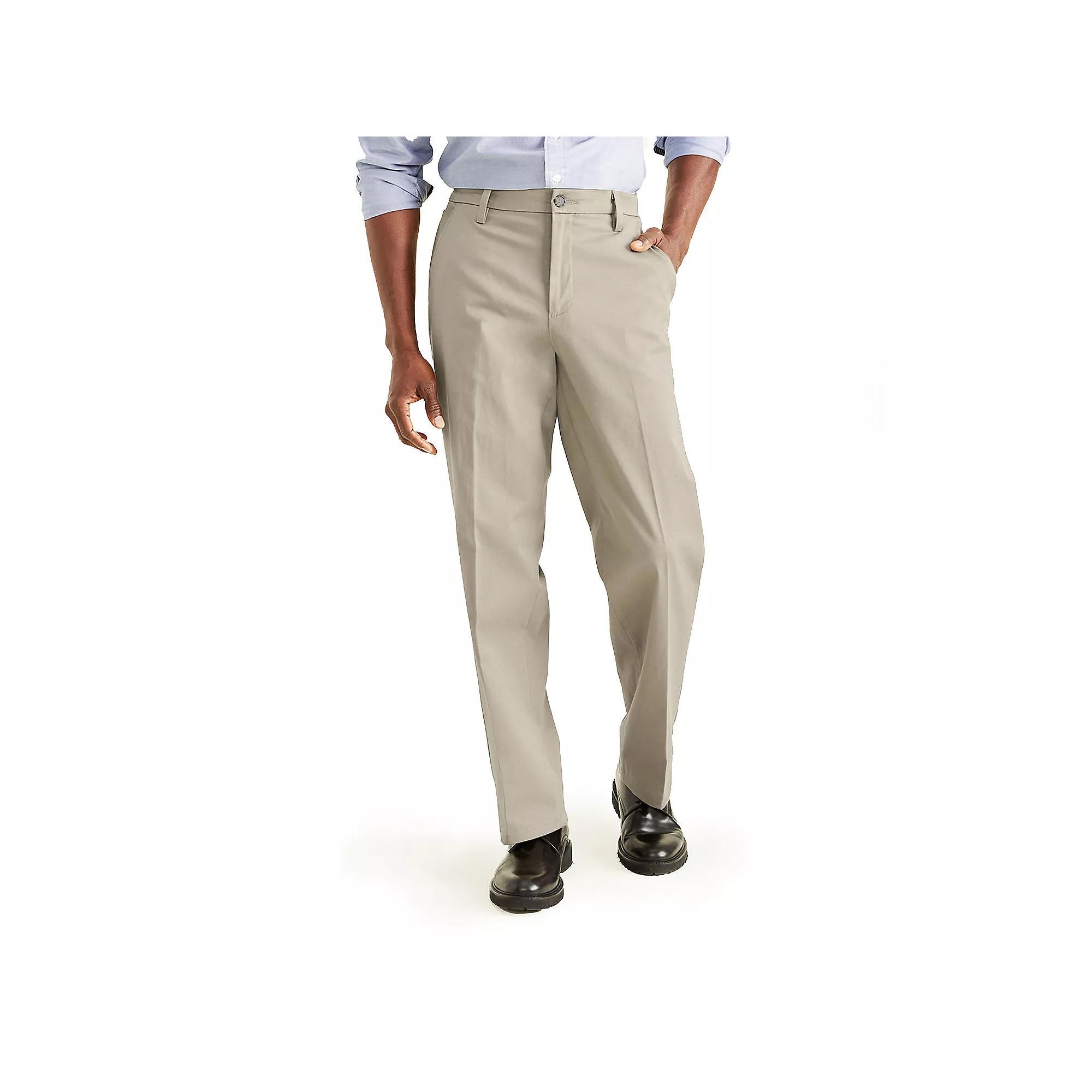 Men's Dockers® Workday Classic-Fit Smart 360 FLEX Khaki Pants, Size: 34 X 32, Safari Beige Product Image