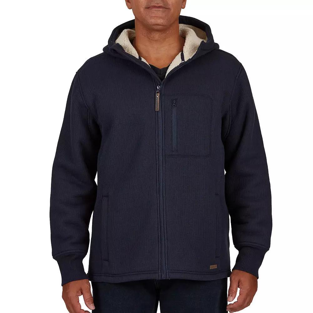 Men's Smith's Workwear Sherpa-Lined Hooded Thermal Shirt Jacket,  Product Image
