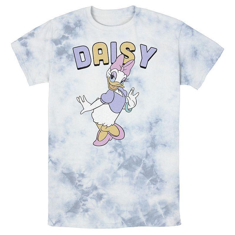 Men's Disney Mickey & Friends Daisy Duck Simple Portrait Bomabrd Wash Tee, Size: Large, Black Grey Product Image