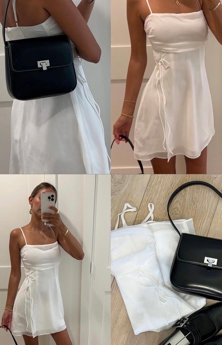 Trinin White Mini Dress Product Image