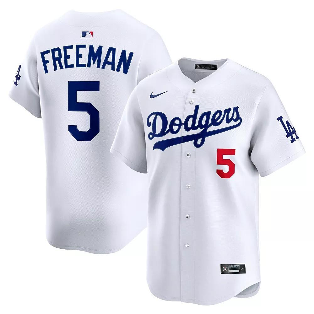 Men's Nike Freddie Freeman White Los Angeles Dodgers Alternate Limited Player Jersey, Size: Small Product Image